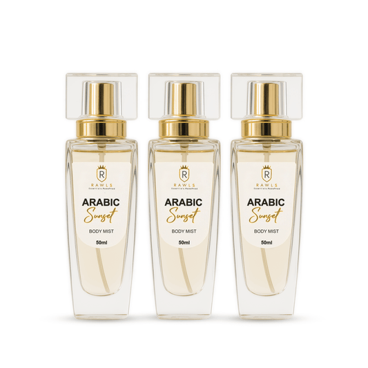Pack of 3 Arabic Sunset Body Mist - Rawls Essentials