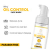 Oil and Sebum Control Face Wash + Skin clearing face toner + Hydrating Face Moisturizer