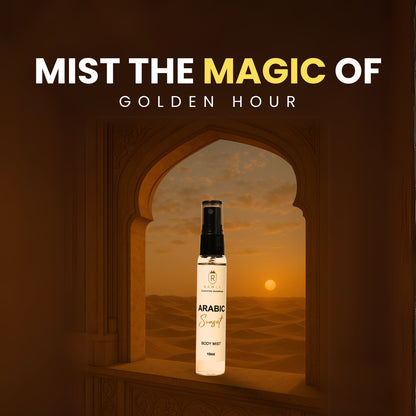 Pocket Arabic Sunset Body Mist - 10 ml - Mist For Her & Him