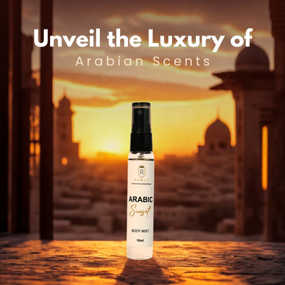 Pocket Arabic Sunset Body Mist - 10 ml - Mist For Her & Him