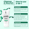 Rawls Cleanse & Nourish  3 In 1  Face Wash, Scrub, Mask for Deep Cleansing - 100 ml