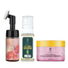 Absolute Rose Face Cleanser + Skin clearing face toner + Rose aqua gel face moisturiser