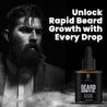 Best Men's Beard Hair Growth Oil - With The Goodness of Argan, Jojoba, and Pomegranate Seed Oils -  30 ml