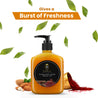 Kesar Chandan Shower Gel & Body Wash With Shea Butter & Green Tea Extract - 250 ml