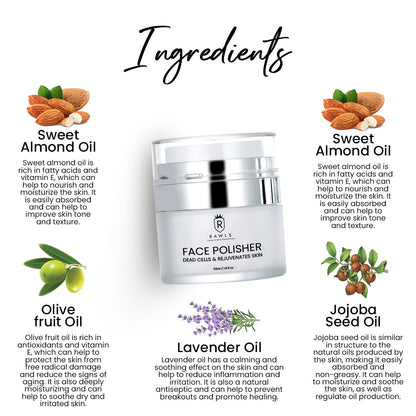 Face Polisher ( Dead Cells and Rejuvenates Skin ) - 50ml