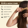 Neem Wood Hair Shampoo comb