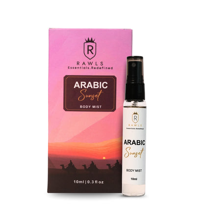 Pocket Arabic Sunset Body Mist - 10 ml - Mist For Her & Him