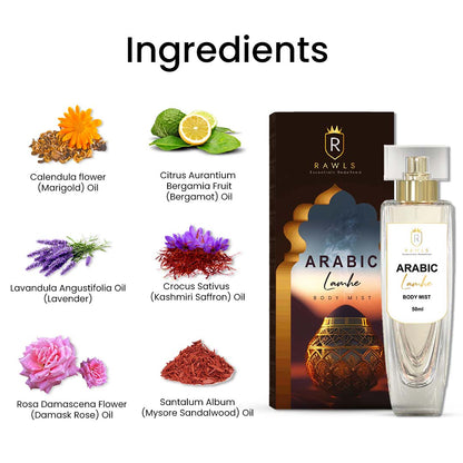 Arabic Lamhe Body Mist - Rawls - 50 ml