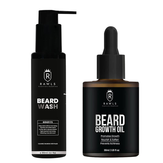 Best Beard Care Duo - (Beard Wash and Beard Growth Oil )