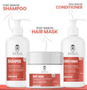 Post keratin hair shampoo + Post keratin hair conditioner + Post keratin hair mask