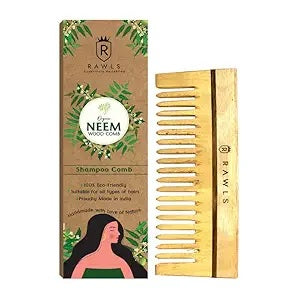 Neem Wood Detangling Hair Comb For Dandruff & Scalp
