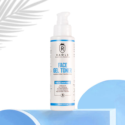 Face Toner with Aloe Vera Extract for Glowing Skin - Rawls Face Gel Toner - 100 ml