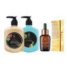 Hairfall Control Shampoo + Absolute Care Hair Conditioner + ANTI-AGING Face Serum + Shampoo Comb