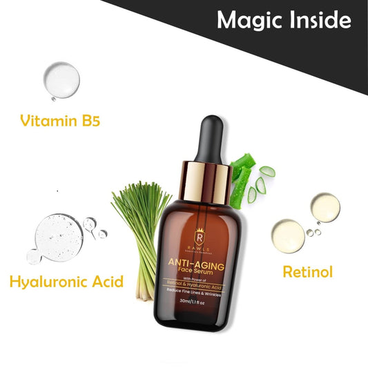 ANTI - AGING Face Serum - 30 ml - Rawls Essentials