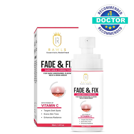 Fade & Fix - Vitamin C Dark Area Corrector and Removal for Dark Underarms & Knee - 50 ml - Rawls Essentials