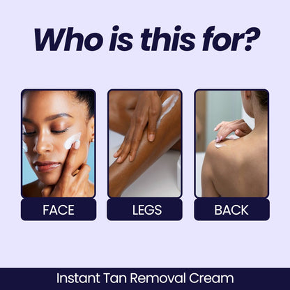 Instant Sun Tan Removal Cream for Face, Back, Neck and Legs - Rawls Tan Care Cream - 100 ml - Rawls Essentials