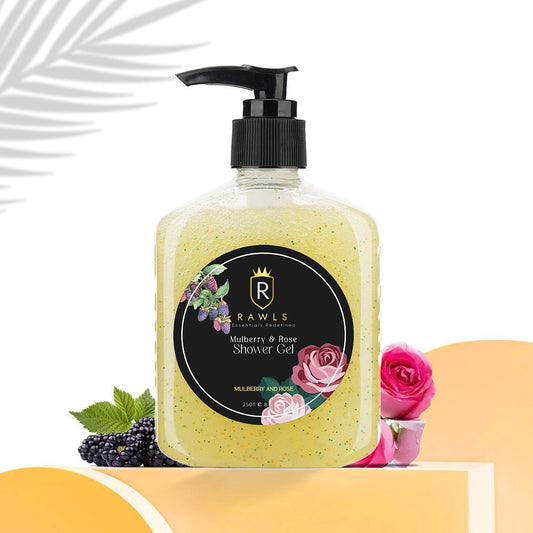 Mulberry & Rose Shower Gel - 250 ml - Rawls Essentials