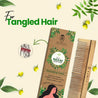 Neem Wood Detangling Hair Comb For Dandruff & Scalp - Rawls Essentials