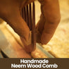 Neem Wood Prime Regular Hair Comb With Smoothing Hair - Rawls Essentials