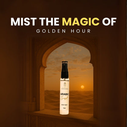 Pocket Arabic Sunset Body Mist - 10 ml - Mist For Her & Him - Rawls Essentials