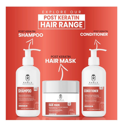 Post Keratin Hair Conditioner - 250 ml - Rawls Essentials