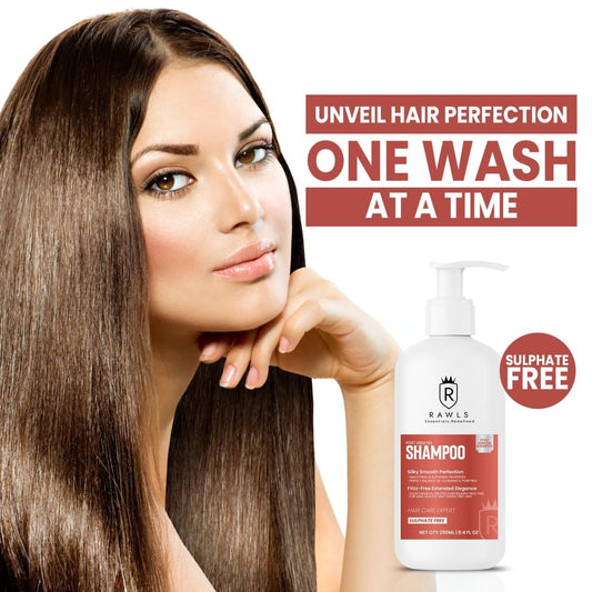 Post Keratin Hair Shampoo for Frizzy Hair - 250 ml - Rawls Essentials