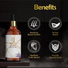 Professional Men Beard Oil - Rosemary and Lemongrass - 100 ml - Rawls Essentials