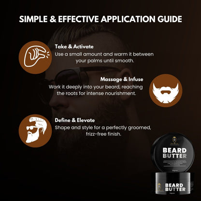 Rawls Deep Nourishing Beard Butter Softener Cream - 50 gm - Rawls Essentials