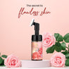 Rose Foaming Face Wash & Cleanser with Tea Tree Oil Extract - 120 ml - Rawls Essentials